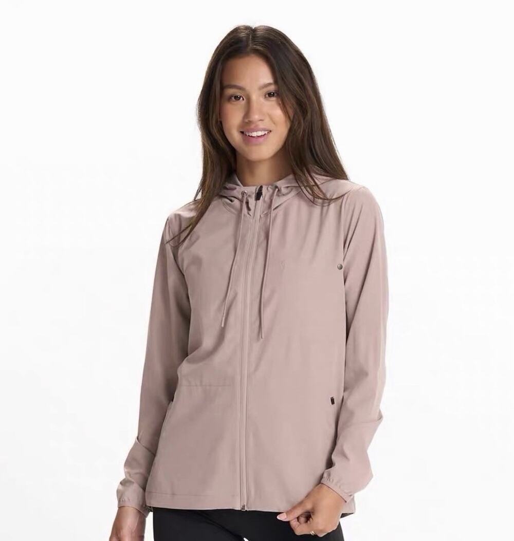 New Vuori Outdoor Trainer Shell Jacket XL NWOT Umber Heather